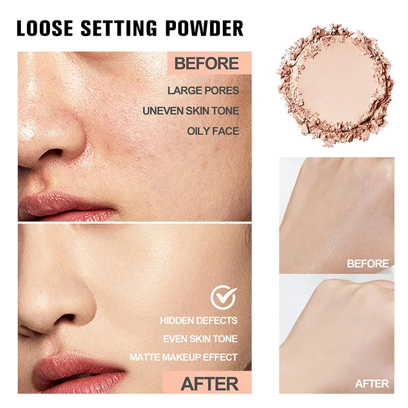 Banana Luxury Powder for Women Face Foundation Banana Powder Bottles Loose Powder Authentic Oil-Control Beauty Make Up Art Tools - AliExpress 66