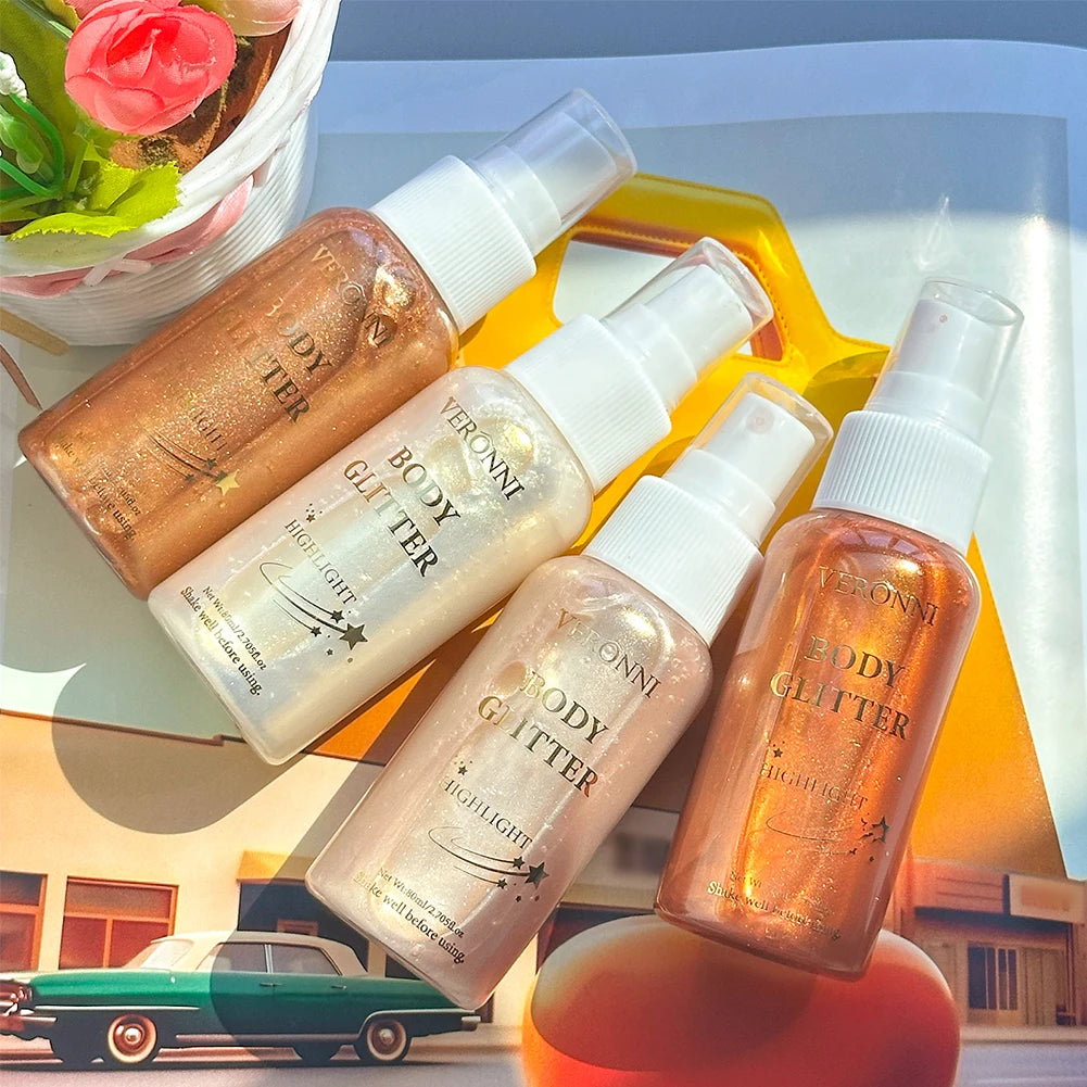 Liquid Highlighter Makeup Smooth Shine Shimmer Glitter Body Highlighter Liquid Cream Foundation Long Lasting Body Cosmetics - AliExpress 66