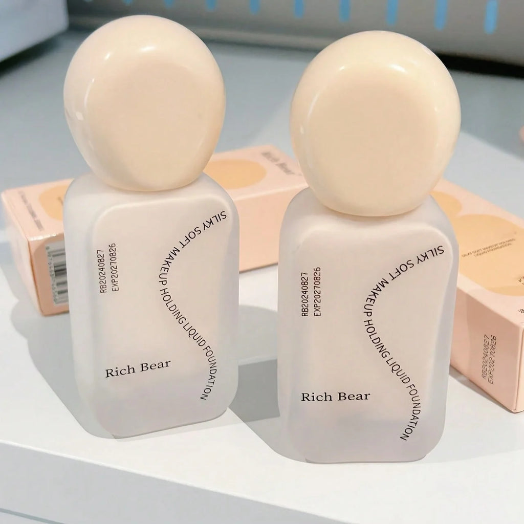 Rich Bear Long Lasting Foundation Hydrating Lightweight Waterproof Natural Coverage for Daily and Party Makeup - AliExpress 66