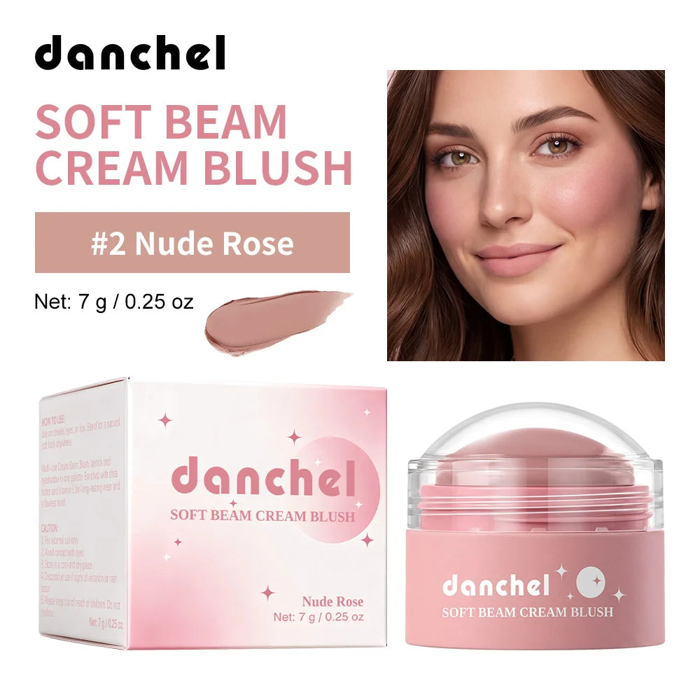 Soft Beam Blush Cream Multi Purpose Lipstick, Eye Shadow, Powder Blusher Long Lasting Makeup Smooth Creamy Texture Blusher Cream - AliExpress 66