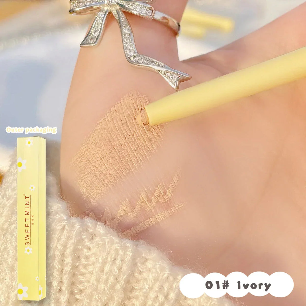 Full Cover Concealer Stick Pencil Conceal Spot Blemish Cream Foundation Waterproof Double-ended Contour Makeup Tool Cosmetic - AliExpress 66