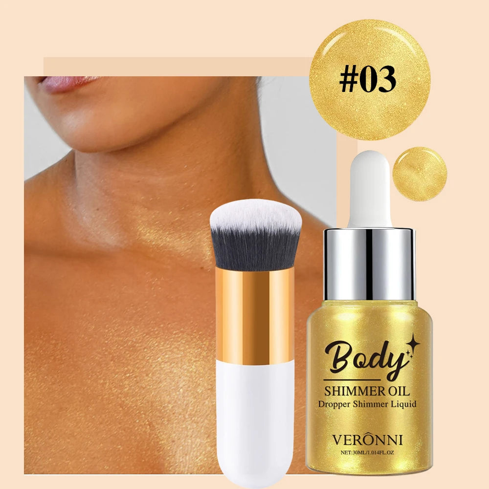 3 Colors Shimmer Liquid Highlighter Long-lasting Face Body Brightening Liquid Glitter Music Festival Party Makeup Accessories - AliExpress 66