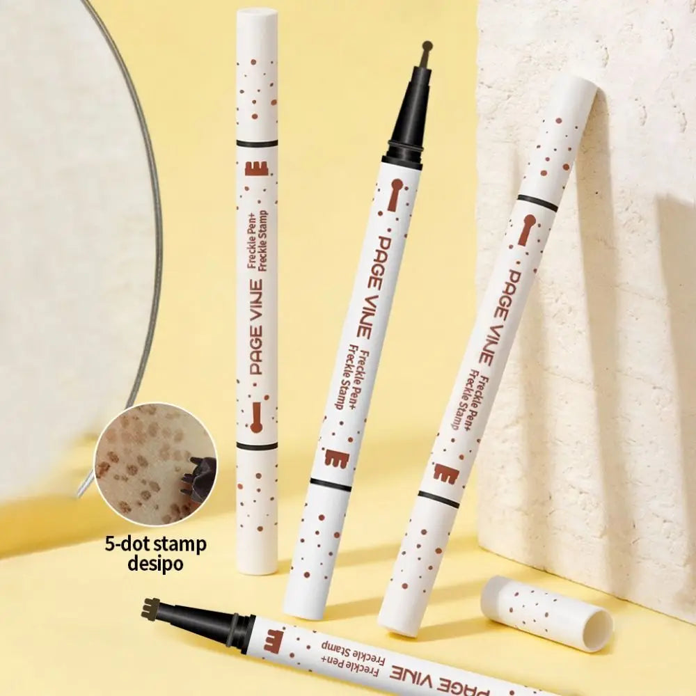 Dot Waterproof Fake Freckles Pen Lifelike Long Lasting Spot Pen Quick-Drying Makeup Tool Face - AliExpress 66