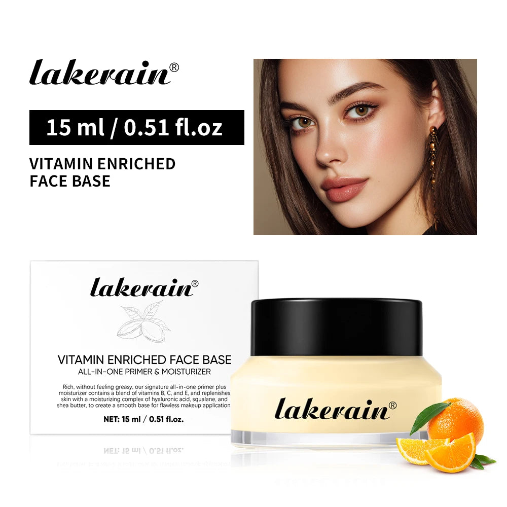 Lakerain Vitamin Facial Base Cream Long Lasting Makeup Nourishes Skin Deep Hydration Smoothly Flawless Smooth Pores Base Cream - AliExpress 66