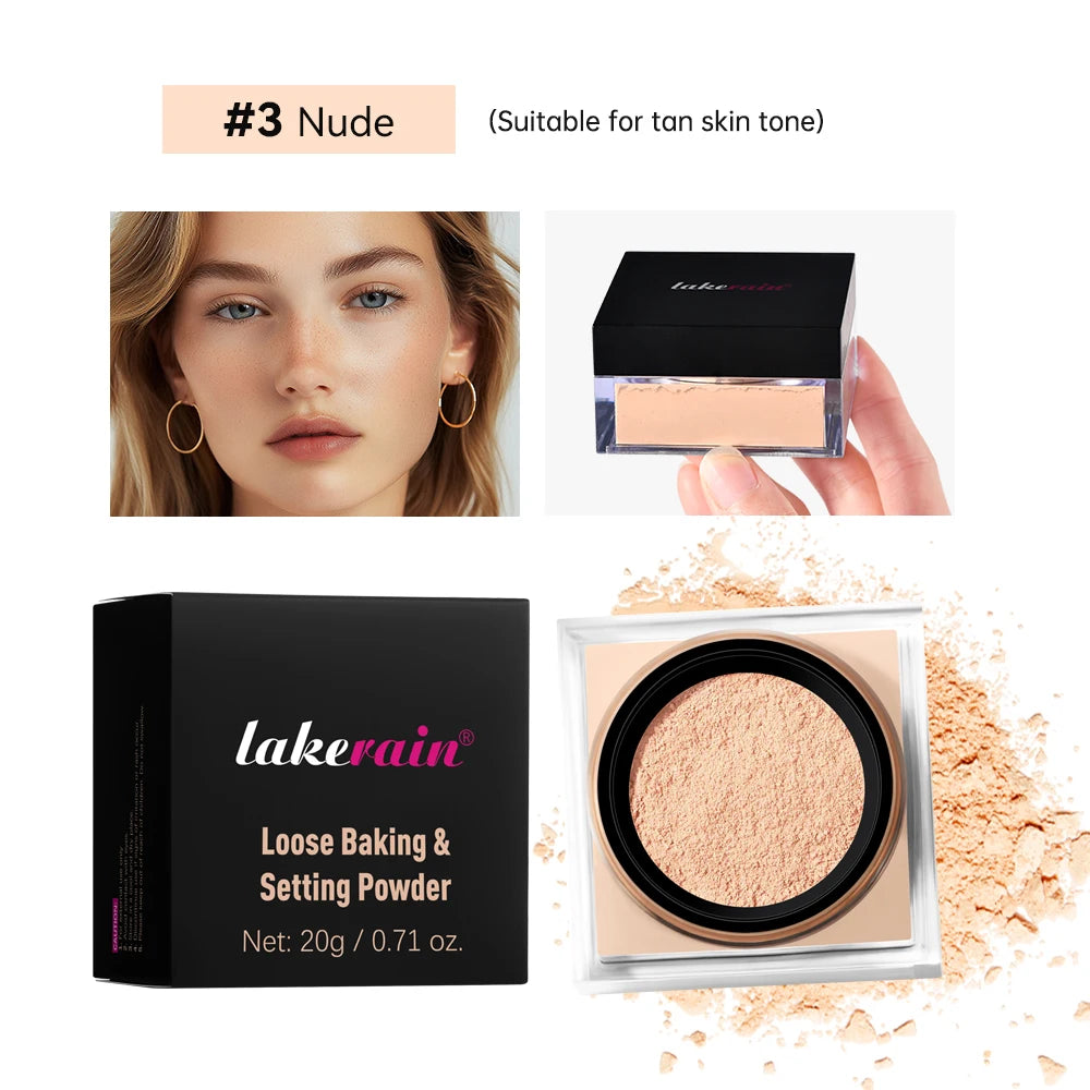 Lakerain Delicate Setting Powder Lasting Without Shedding Makeup Control Oil Locking Moisture Create Zero Pore Base Makeup - AliExpress 66