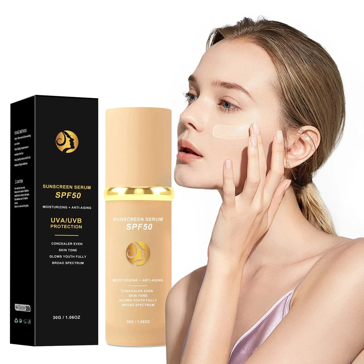 4-in-1 Foundation Liquid Makeup 4 In 1 Foundation Light Spectrum Sunscreen Serum Liquid Hydrating Full Coverage Concealer SPF 50 - AliExpress 66