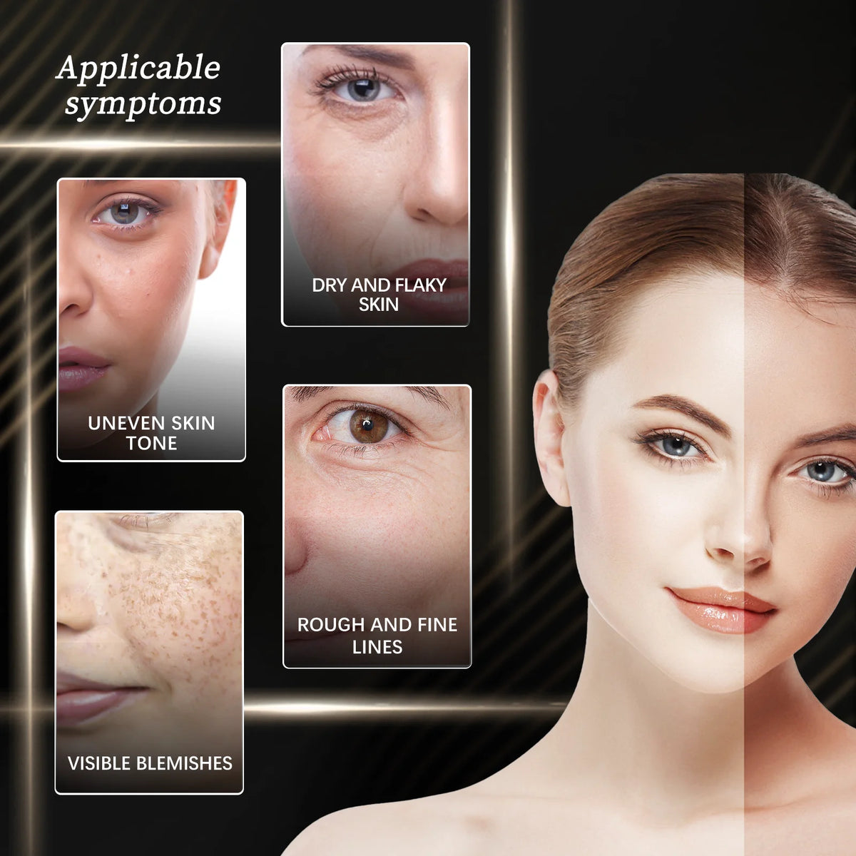 Concealing Foundation Stick 3 Colors with Built-In Brush - Cream Finish Lightweight Oil-control Long Lasting Waterproof Formula