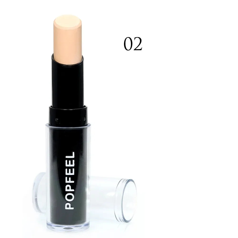 POPFEEL 3D Shimmer Contour Highlighter Cream Concealer Stick Multi-purpose Face Brightening Shading Makeup Cosmetic