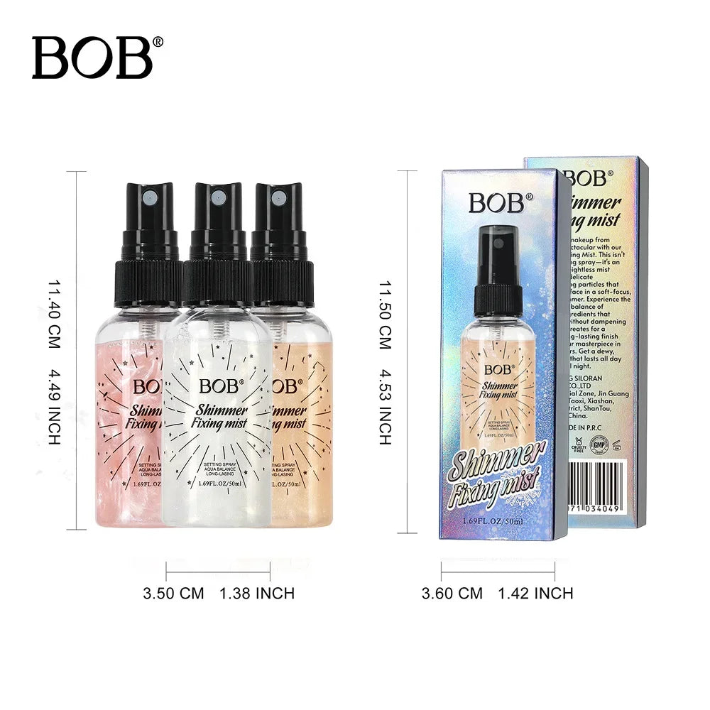 BOB Long Wear Quicksand Setting Spray Hydrating Quick Film Forming Matte Oil Control Makeup Spray