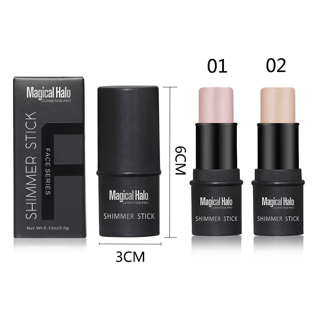 Highlighter 3D Face Brighten Highlighter Bar Makeup Face Contour Bronzer Shimmer Highlighter Stick Concealer Cream Cosmetics - AliExpress 66