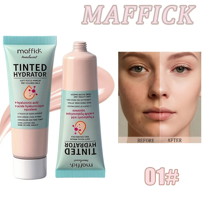 Tinted Primer Smooth Skin Blur Pores Fine Lines Waterproof Sweatproof Lightweight Natural Makeup Look