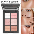 6 color Highlighter Palette Highly Pigmented Long Lasting Waterproof Natural Contour Powder Matte Pearl Body Face Highlighting - AliExpress 66
