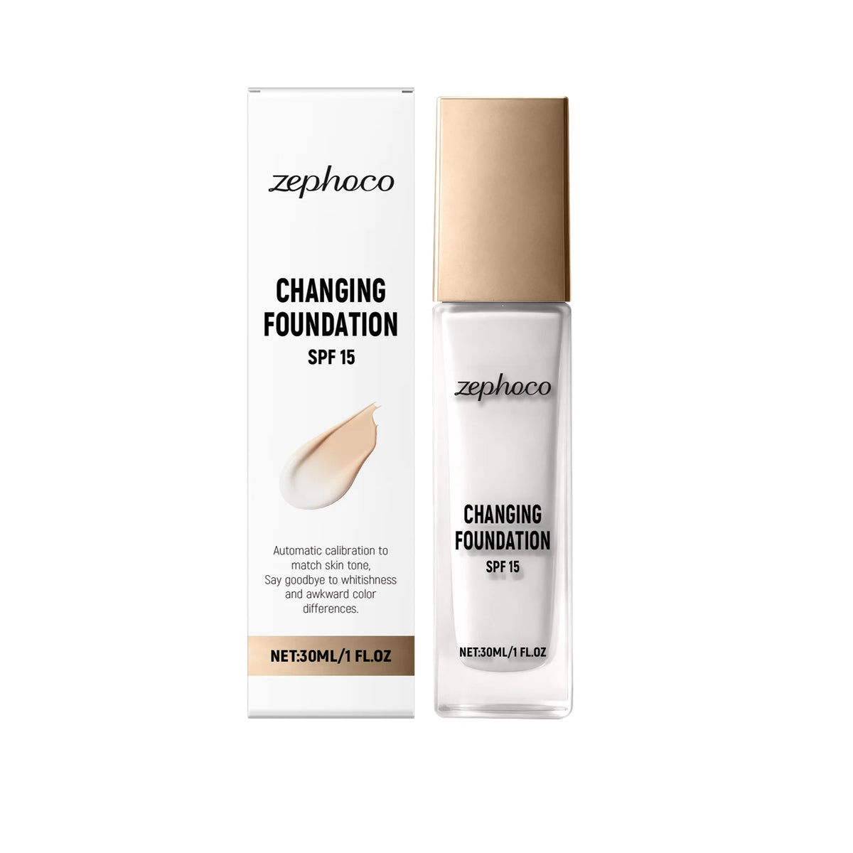 Color Changing Foundation Temperature Sensitive Matte Finish High Coverage Lightweight Hydrating Match Skin Tone Long Lasting - AliExpress 66