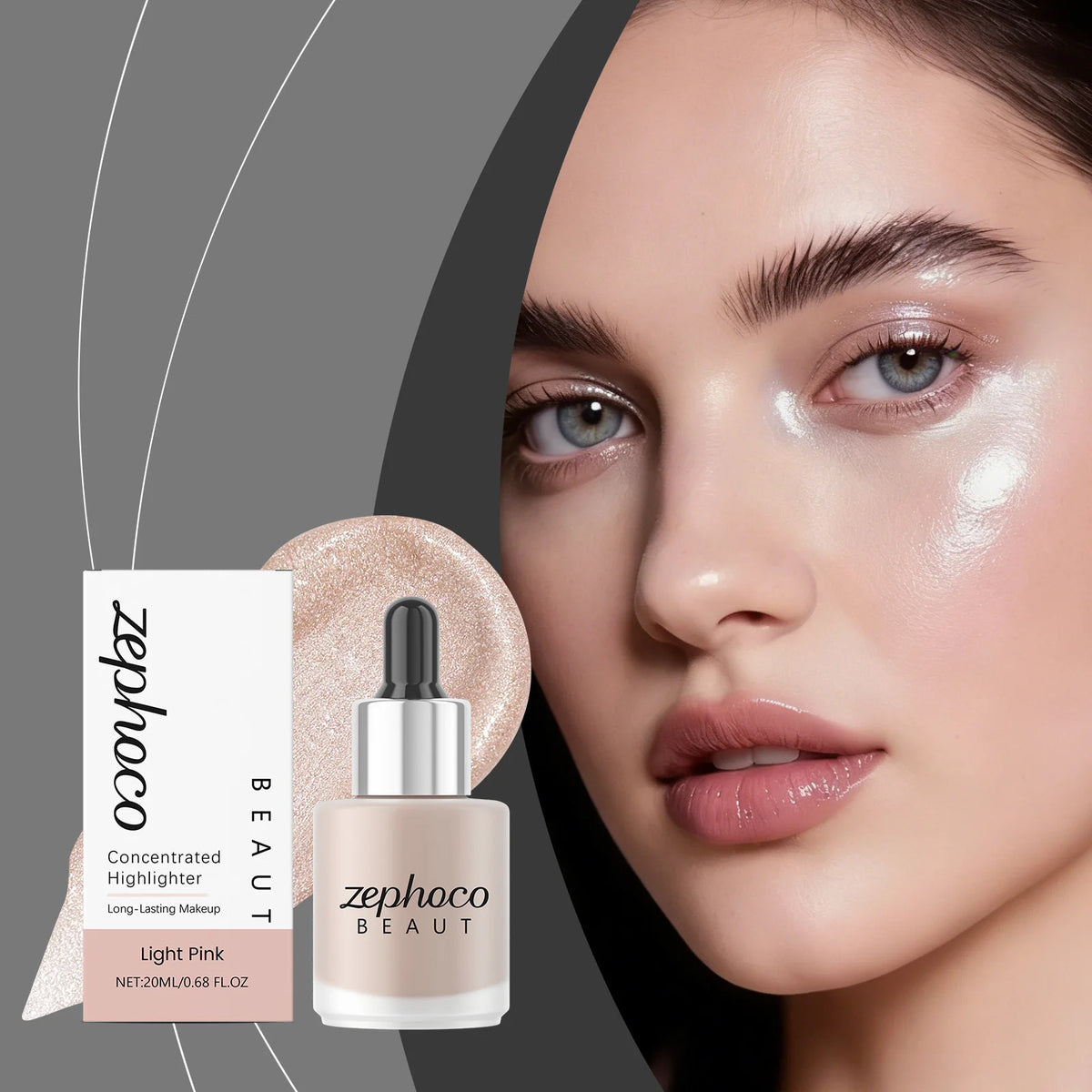 Concentrated Highlighter Liquid Enhance Skin Radiance Refined Makeup Effect Easy Application Suitable Daily Facial Makeup - AliExpress 66