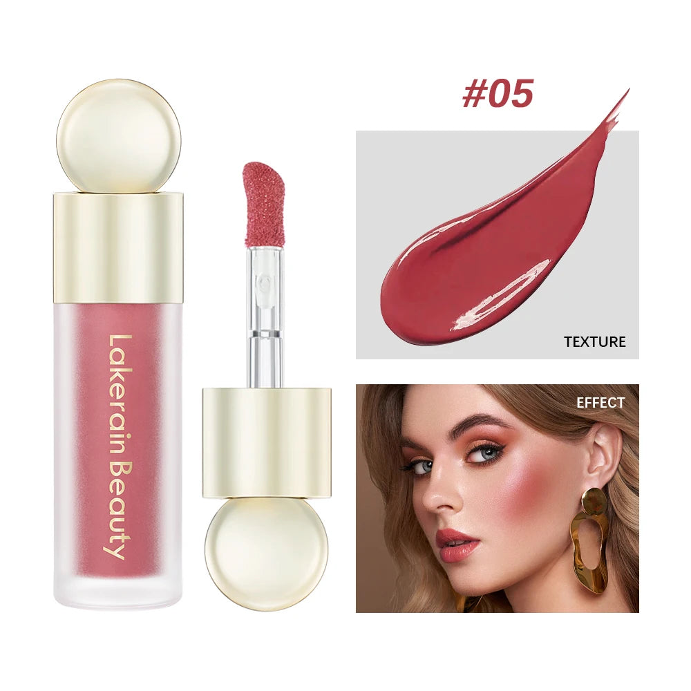 7.5ml Matte Liquid Blush Velvet Blusher Orange Peach Face Pigment Lasting Beauty Natural Cheek Tint Cream Waterproof Blush - AliExpress 66