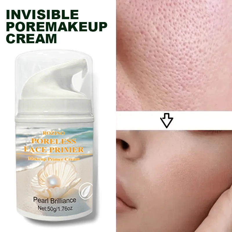 Rozino Pore-hiding & Mild Oil-control Primer, Perfectly Illuminating, Long-lasting Oil Control Without Greasiness, Create Makeup