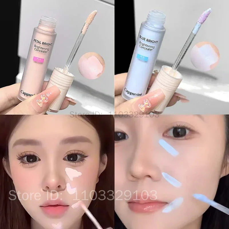 Brightening Highgloss Liquid Foundation Concealer Stick Lasting Moisturizing Face Contour Full Coverage Modify Skin Tone Makeup - AliExpress 66