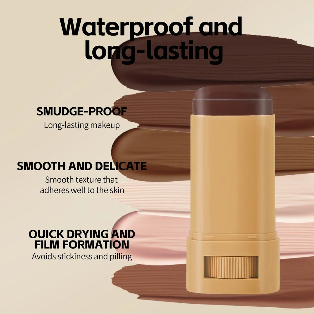 Waterproof Concealer Stick Lightweight Foundation Long Lasting Moisturizing Cover Blemishes Natural Finish Brightening Makeup - AliExpress 66
