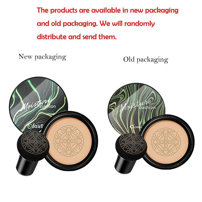 Ocheal BB Cream Air Cushion Compact Make Up Foundation Concealer Cream for Face Cosmetics Makeup Mushroom Head Puff - AliExpress 66