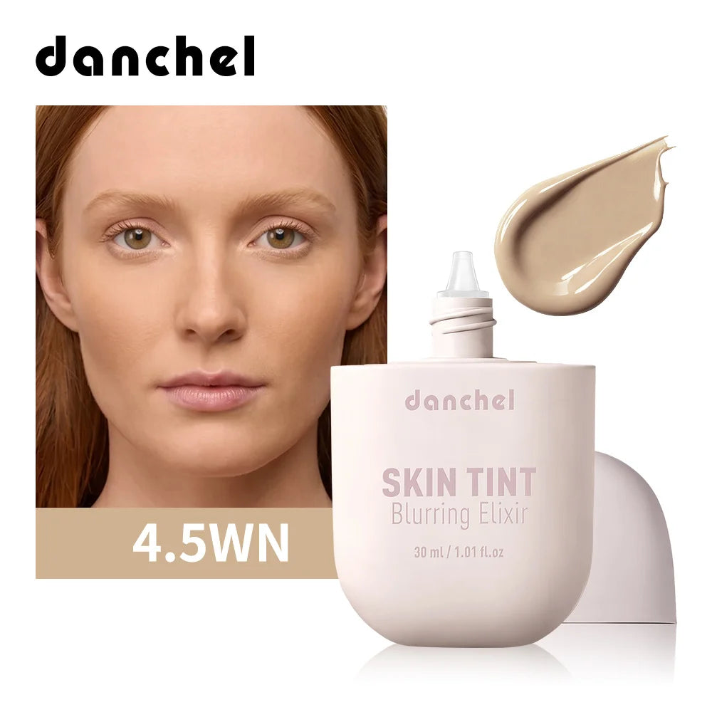 Skin Tint Blurring Elixir Even Skin Tone 12h Long-lasting Natural Finish Hide Pores Fine Lines Lightweight Breathable Skin Tint