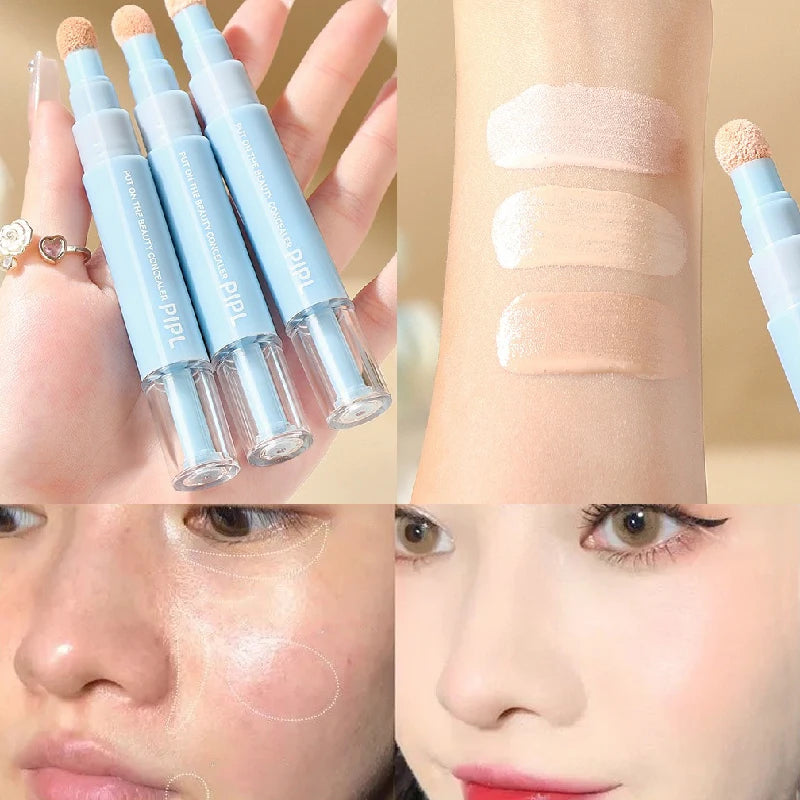 Liquid Concealer Pen Highlighter Stick Full Cover Contouring Foundation Brightener Dark Circles Freckles Acne Contouring Makeup - AliExpress 66