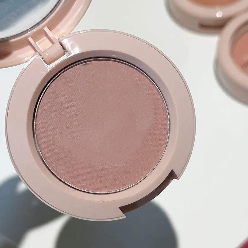 Single Color Blush Silky Texture High Color Rendering No Powder Feeling Low Saturation Long-lasting Natural Matte Blush Cream