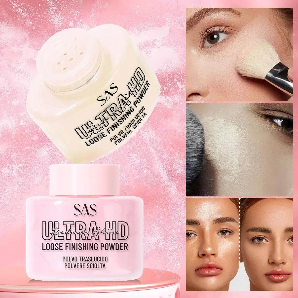 Invisible Pore Setting Powder Matte Finish Oil Free Longlasting Lightweight Loose Powder For Face Makeup - AliExpress 66