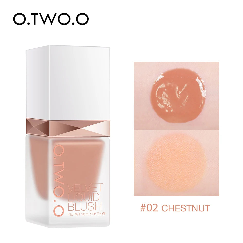 O.TWO.O Liquid Blusher 4 Colors Rose Pink Blush Long Lasting Natural Cheek Face Makeup Blusher High Pigment For Women Cosmetics - AliExpress 66