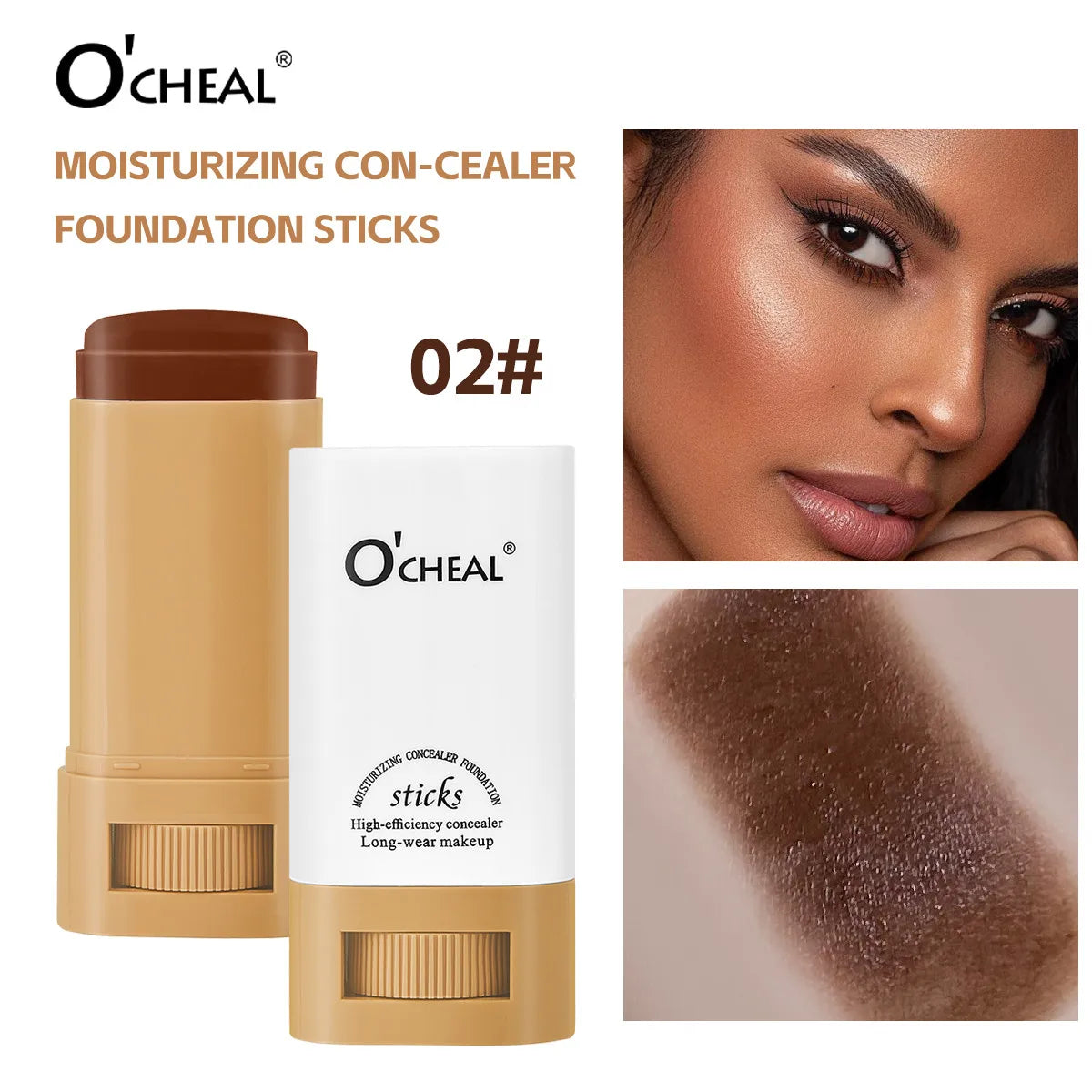 Waterproof Concealer Stick Lightweight Foundation Long Lasting Moisturizing Cover Blemishes Natural Finish Brightening Makeup - AliExpress 66