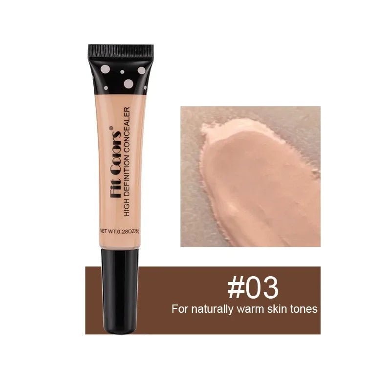 Fit Colors 8 Size Concealer With A Flexible Concealer Moisturizing Liquid Foundation To Cover Dark Circles And Acne Spots - AliExpress 66