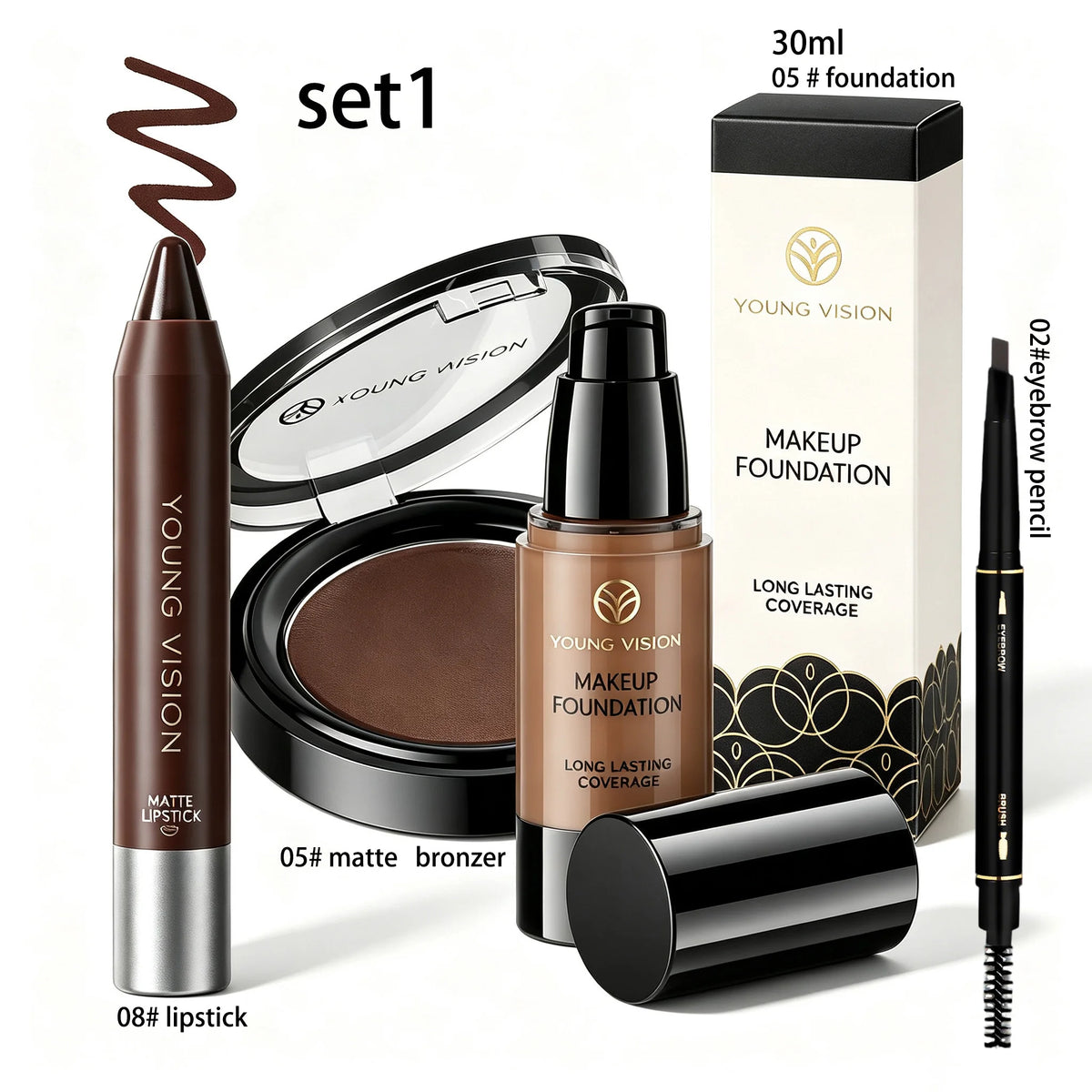 Long-Lasting Waterproof Liquid Foundation with Oil Control & Moisturizing, High Coverage Sweat-Resistant Concealer for Women, - AliExpress 66