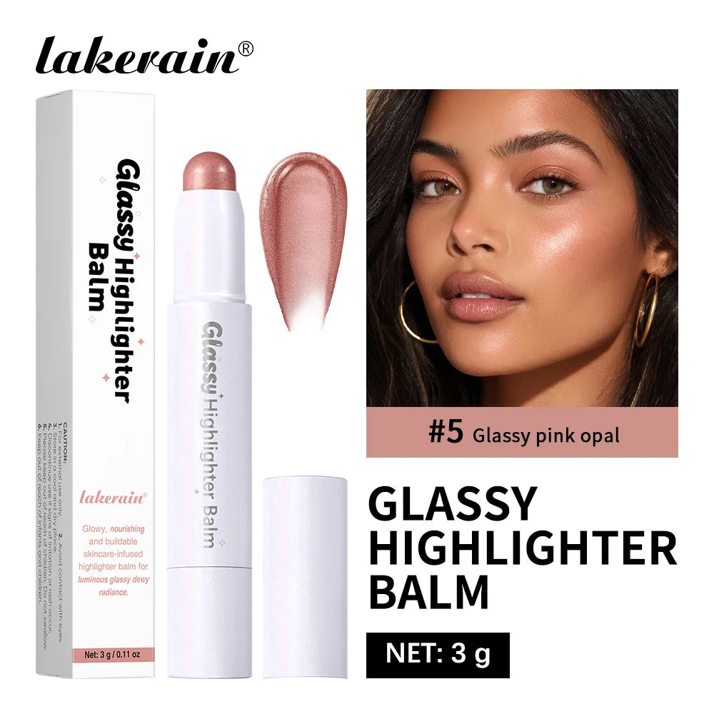 Glassy Highlighter Balm Brighten Complexion Deep Hydration Long Lasting Wear Highlighting Cream Eye Cheek Lip Body Glossy Pen - AliExpress 66