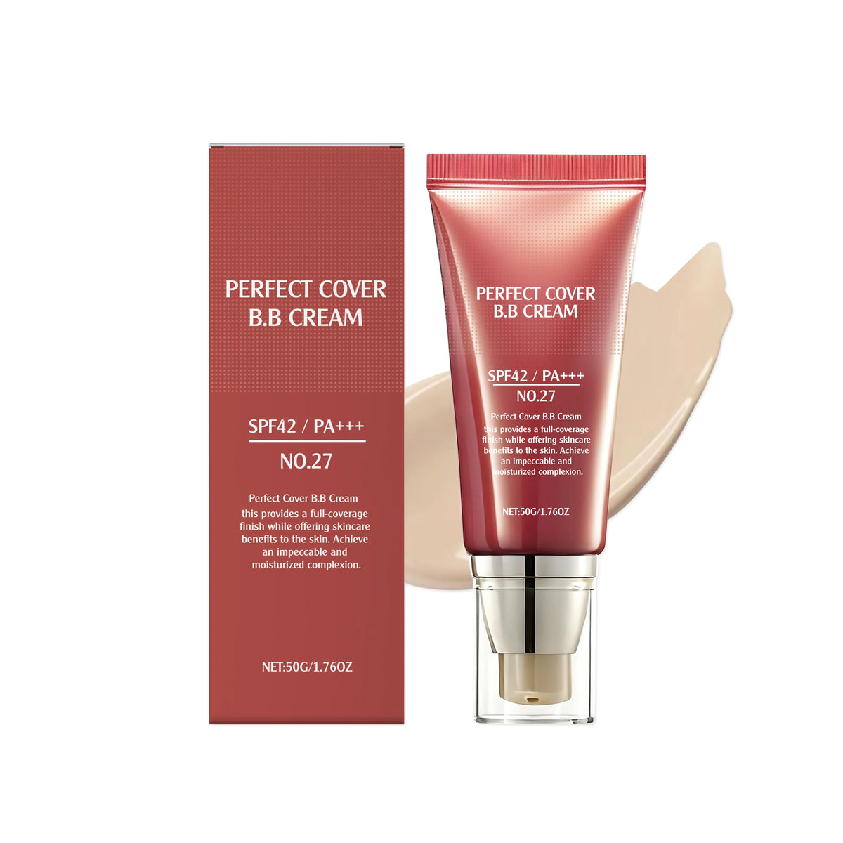 BB Cream SPF 42 PA +++ Tinted Moisturizer for Face Full Coverage Concealer Liquid Foundation Makeup for Dark Circles Fine Lines - AliExpress 66