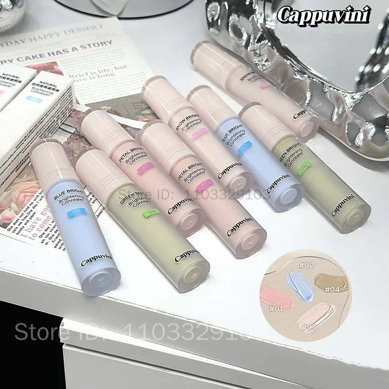 Brightening Highgloss Liquid Foundation Concealer Stick Lasting Moisturizing Face Contour Full Coverage Modify Skin Tone Makeup - AliExpress 66