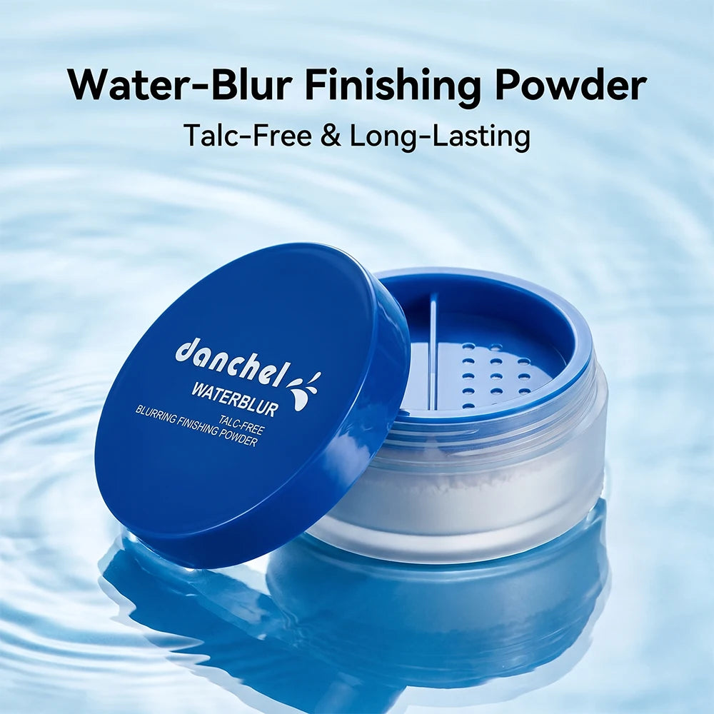 Water Blur Talc-Free Blurring Finishing Powder Long Moisturizing Smooth Refined Even Skin Soft Focus Hides Pores Setting Powder