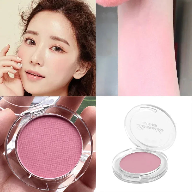 Blush Peach Palette 6 Colors Face Mineral Pigment Cheek Blusher Powder Makeup Professional Contour Shadow Pink Blusher Cosmetics - AliExpress 66