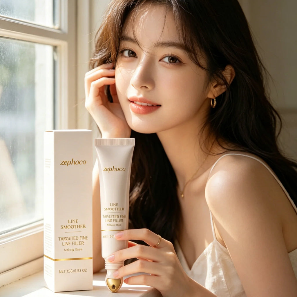 Zephoco Makeup Base Pore Blurring Smooth Fine Lines Brightening Skin Barrier Protection Color Correction Pre Makeup Primer 15g