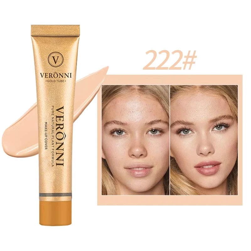 Concealer Makeup, 14 Shades Full Coverage Concealer Tube, Long Lasting Waterproof Concealer for Dark Circles, Acne Scars, Tattoo