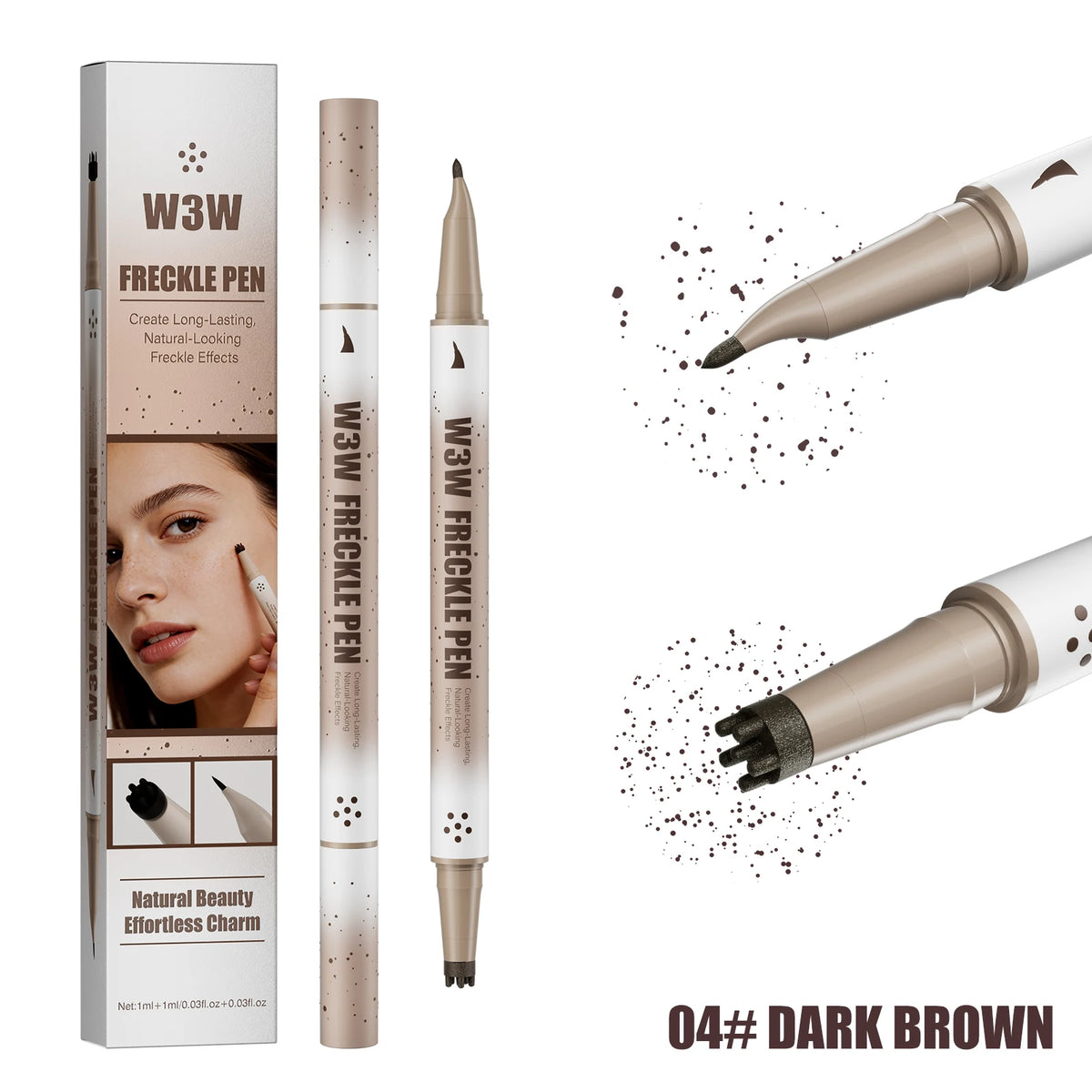 Waterproof Freckle Stamp Pen, Natural Lifelike Fake Freckle Pen, Long-Lasting Quick-Drying Smudge-Proof Makeup Pen - AliExpress 66