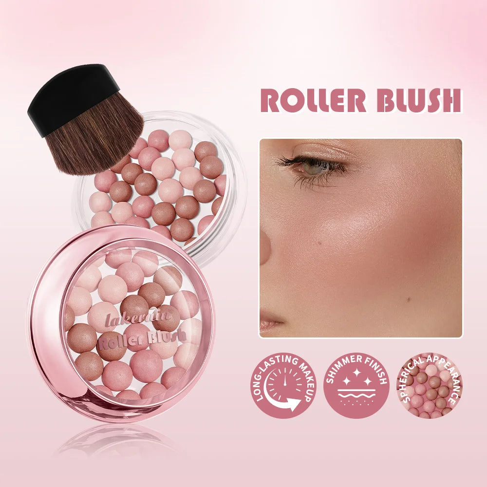 lakerain Spherical Blush Roll-on Natural Shimmer 6 Colors