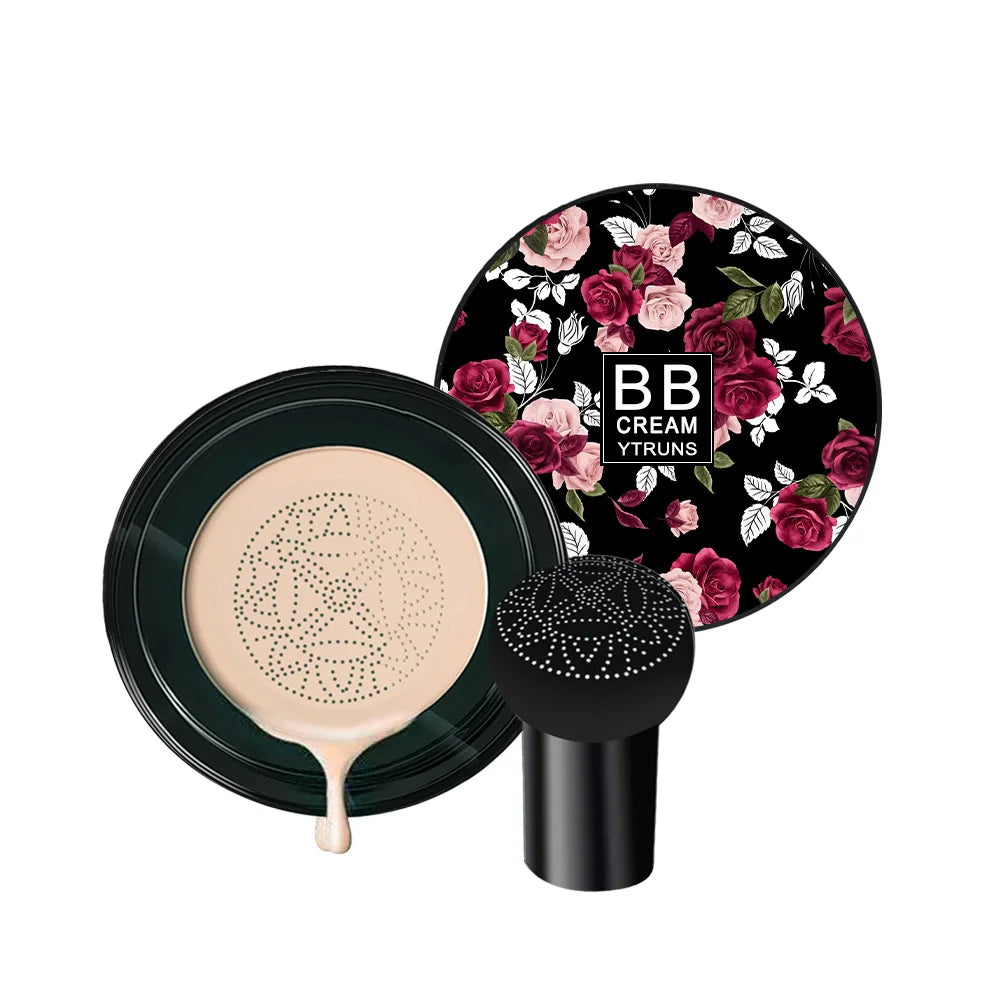 Mushroom Head Air Cushion BB Cream, Moisturizing Concealer Foundation, Brightening Natural Nude Makeup with Mushroom Puff - AliExpress 66