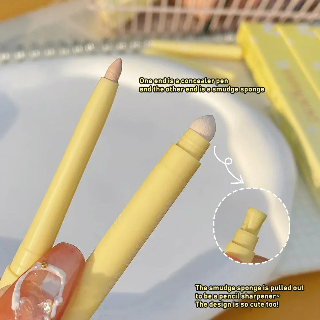 Full Cover Concealer Stick Pencil Conceal Spot Blemish Cream Foundation Waterproof Double-ended Contour Makeup Tool Cosmetic - AliExpress 66