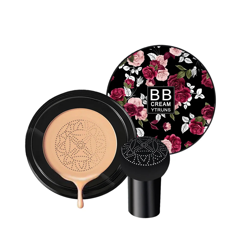 Mushroom Head Air Cushion BB Cream, Moisturizing Concealer Foundation, Brightening Natural Nude Makeup with Mushroom Puff - AliExpress 66