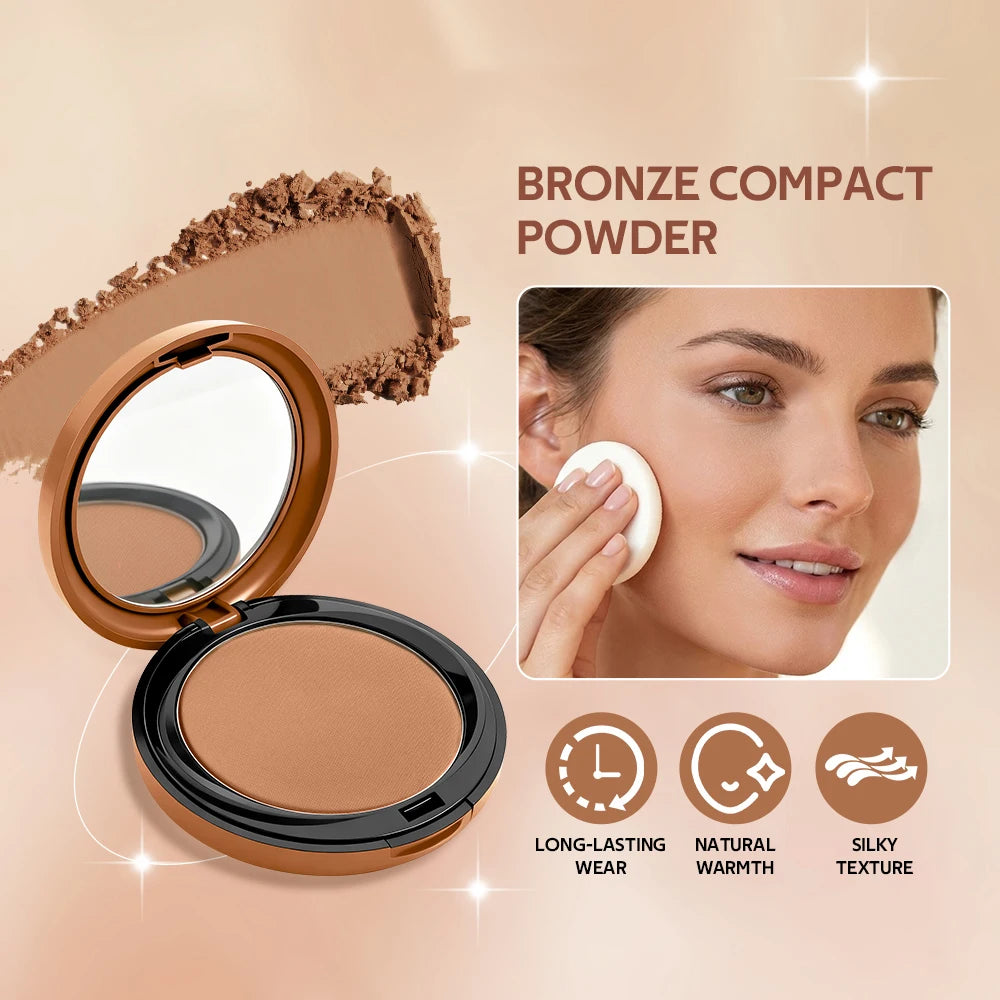 Matte Bronzing Powder 6 Shades Natural Warm Tone Buildable Contour Smooth Blendable Compact Travel Size Makeup For Face - AliExpress 66
