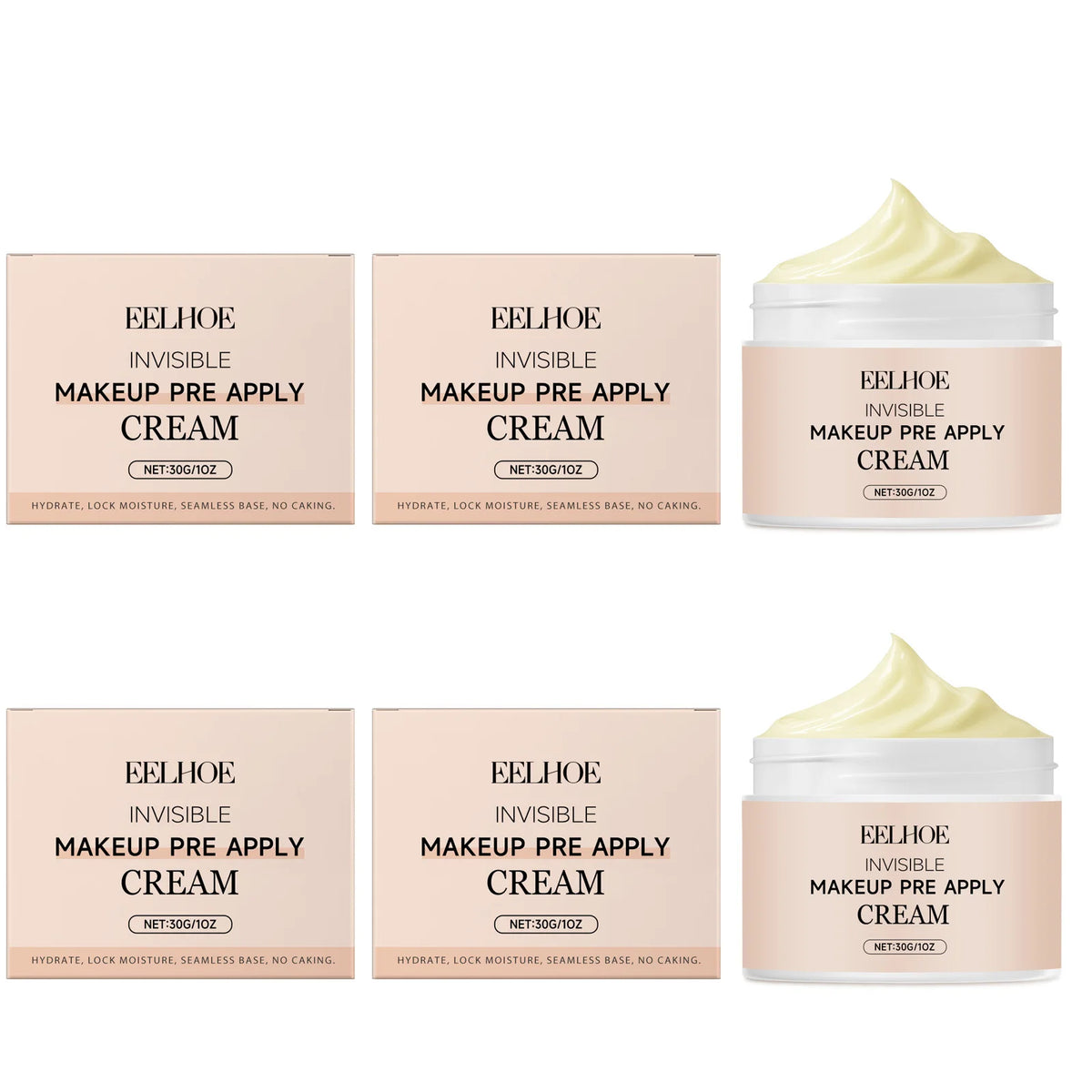 Pre Primer Invisible Makeup Waterproof Minimize Pore Brightening Skin Tone Natural Isolation Pre Apply Cream Primer Makeup 30g - AliExpress 66