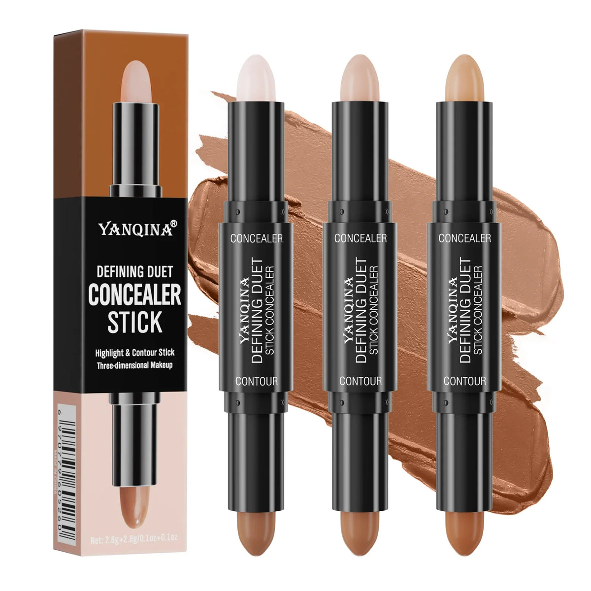 Long Lasting Face Foundation Concealer Pen Dark Circles Corrector Contour Stick Cosmetic Makeup Tool for Even Skin Tone - AliExpress 66