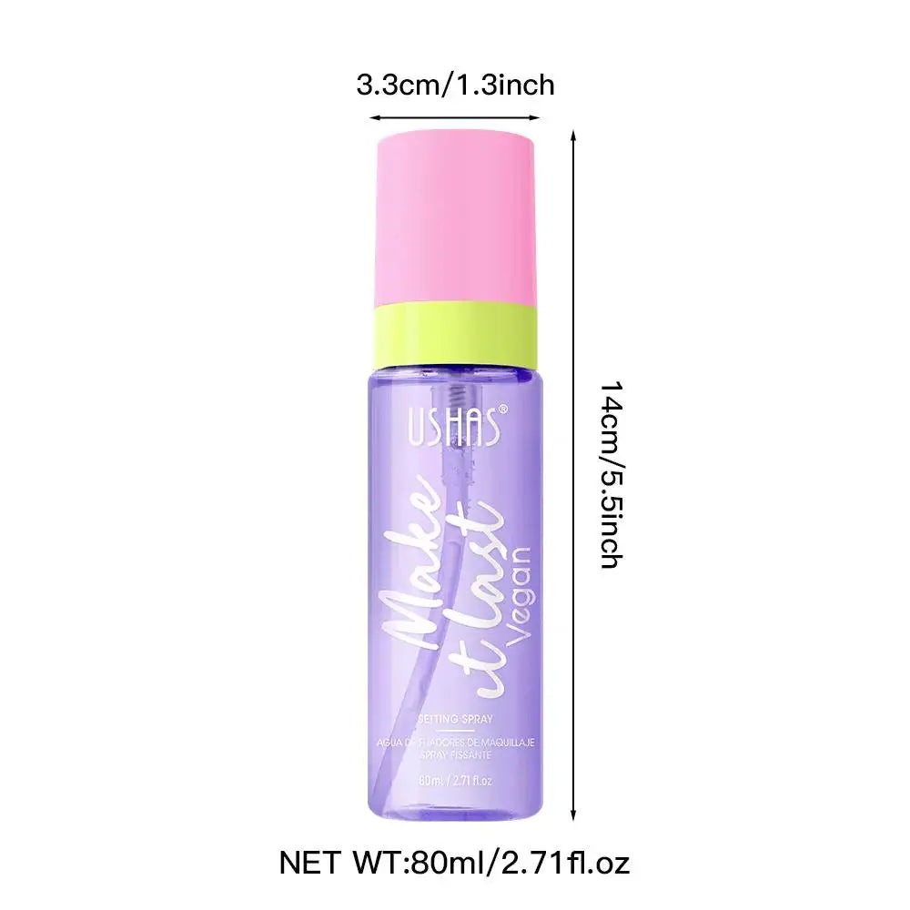 80ml Oil Control Setting Spray Waterproof Makeup Fixer Hydrating Face Mist Long Wear No Smudge - AliExpress 66