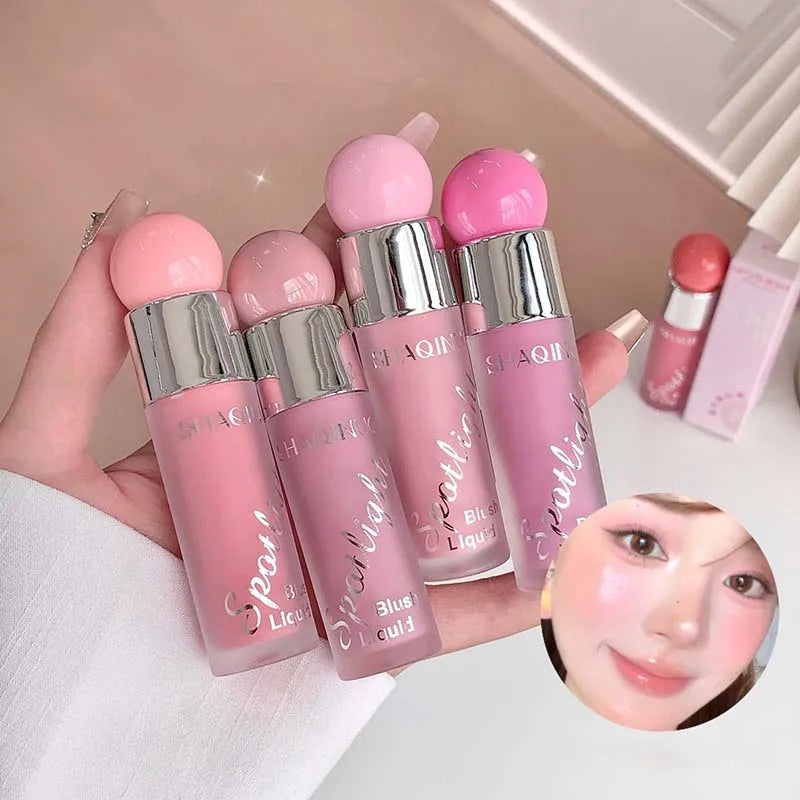 Liquid Blusher Makeup Water Light Jelly Blush Cool Warm Tone NudePink Liquid Rouge Highlighter Brighten Face Korean Style Makeup - AliExpress 66