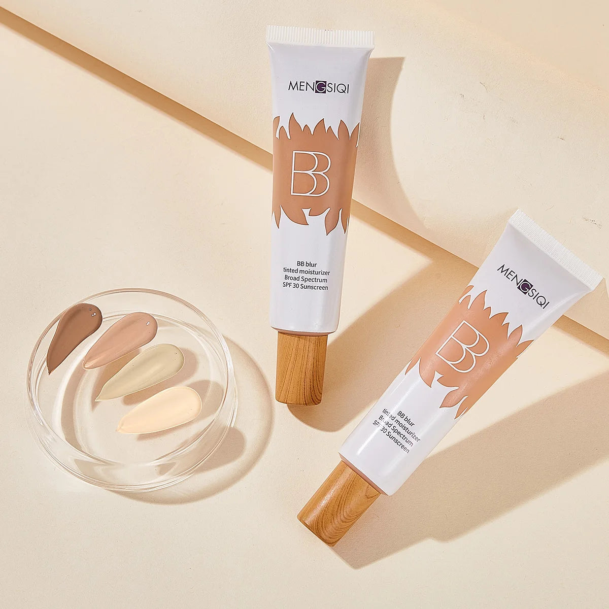 SPF30 BB Cream Base Makeup, Covering Defects, Spots on the Face, Black Eye Circles, Oil Control, Natural Summer Makeup