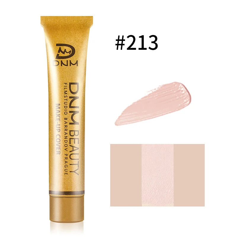 Gold Tube Full Coverage Concealer,Face High Coverage Foundation Cream For Dark Circles Tattoos Freckles Redness,Even Skin Tone - AliExpress 66